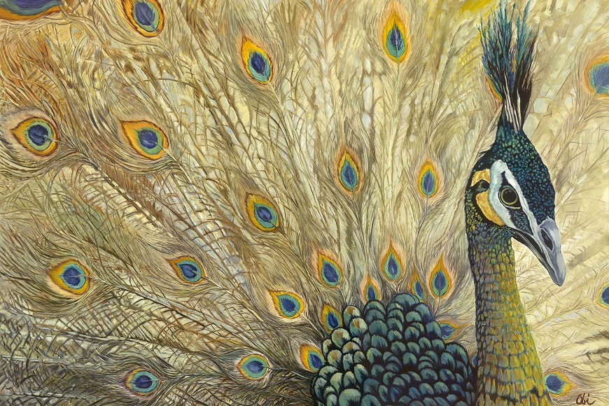 Green Envy Oil Painting by John Carman