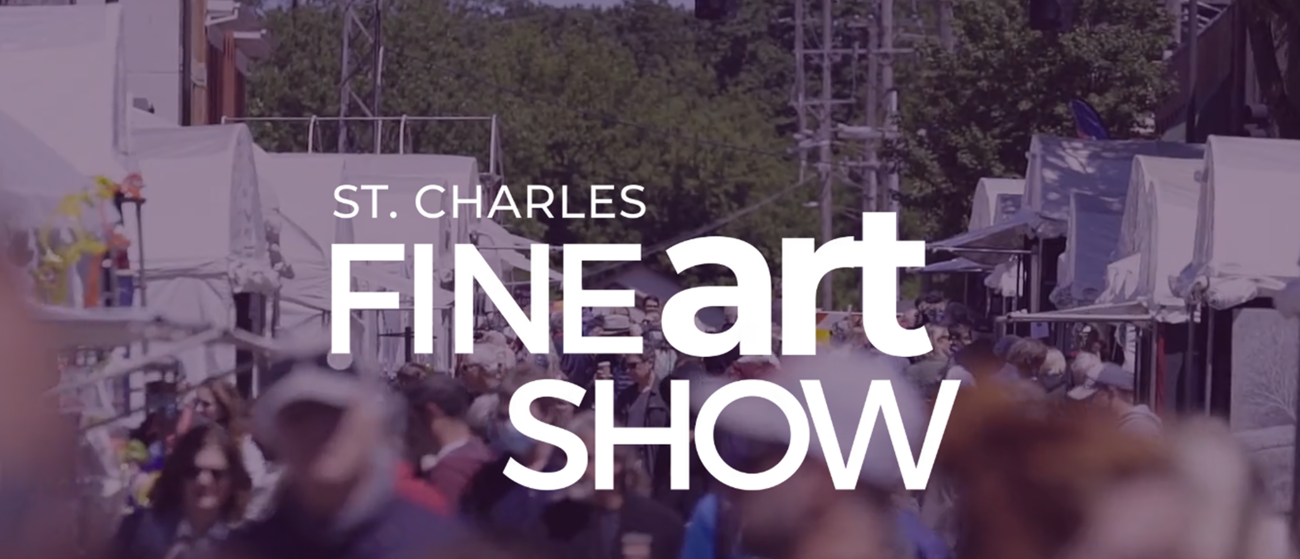 Crowds at St. Charles art event